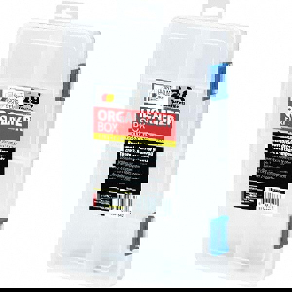 Compartment Storage Boxes & Bins; Type: Storage File Box; Storage Box Type: Storage File Box; Number of Compartments: 8; Material: Polypropylene; Overall Length: 7.75 in; Color: Clear; Material: Polypropylene; Compartment Width: 7.75 in; Compartment Depth